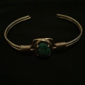 Jade and Gold style bracelet
